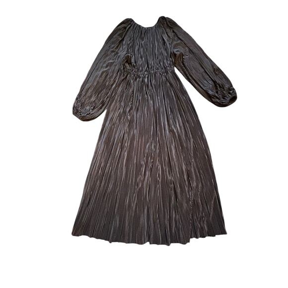 Black Pleated Atlein Collective Dress - Size S - Picture 5 of 11